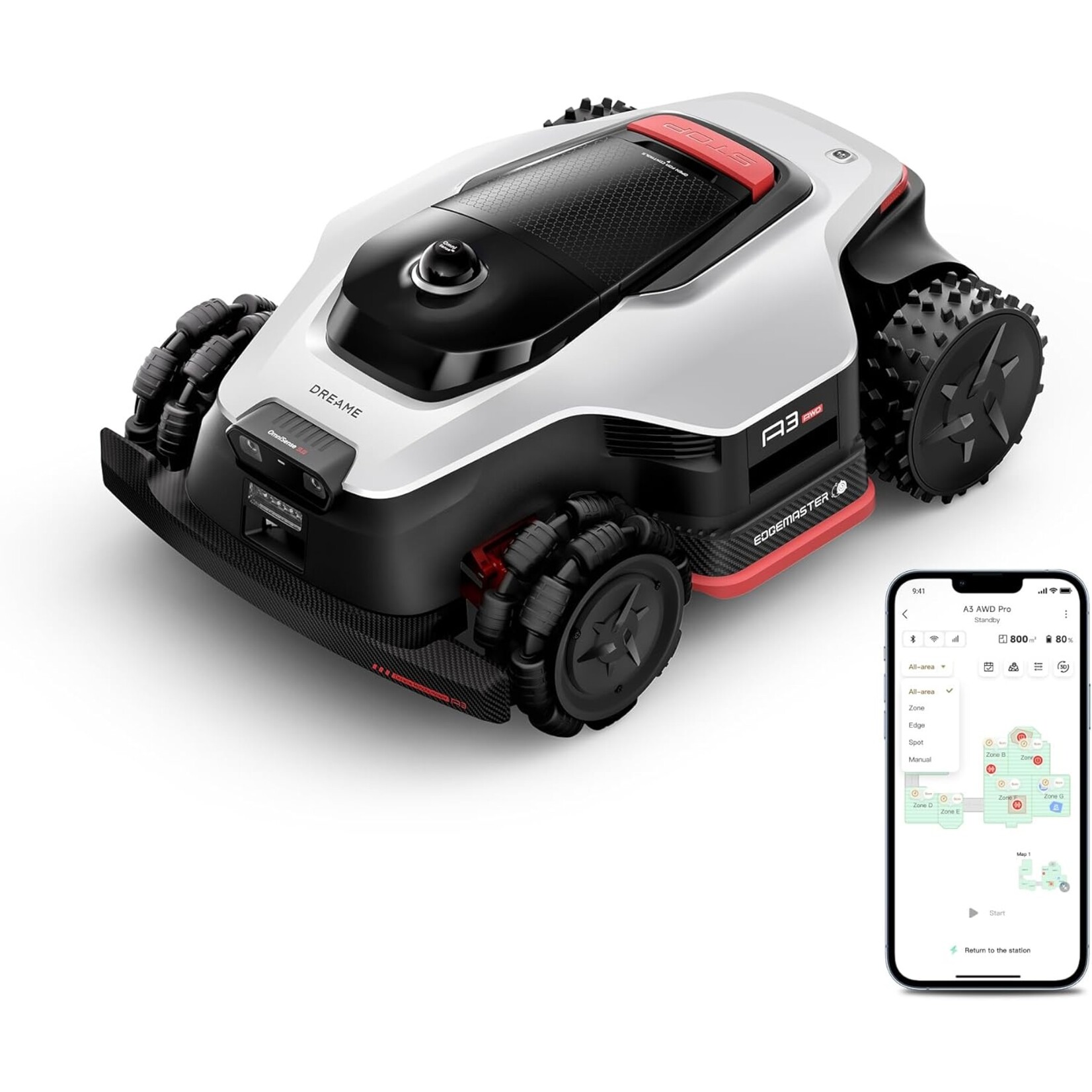 Dreame A3 AWD Pro 3500 — robot tondeuse